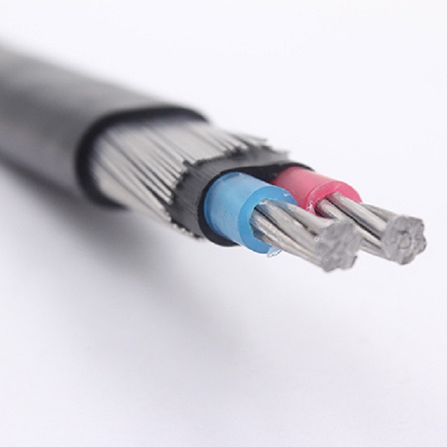 LV 0,6/1KV AWG BS стандартный алюминиевый сердечник PE изолированный концентрический нейтральный кабель с курткой из сшитого полиэтилена, используемой для сетей