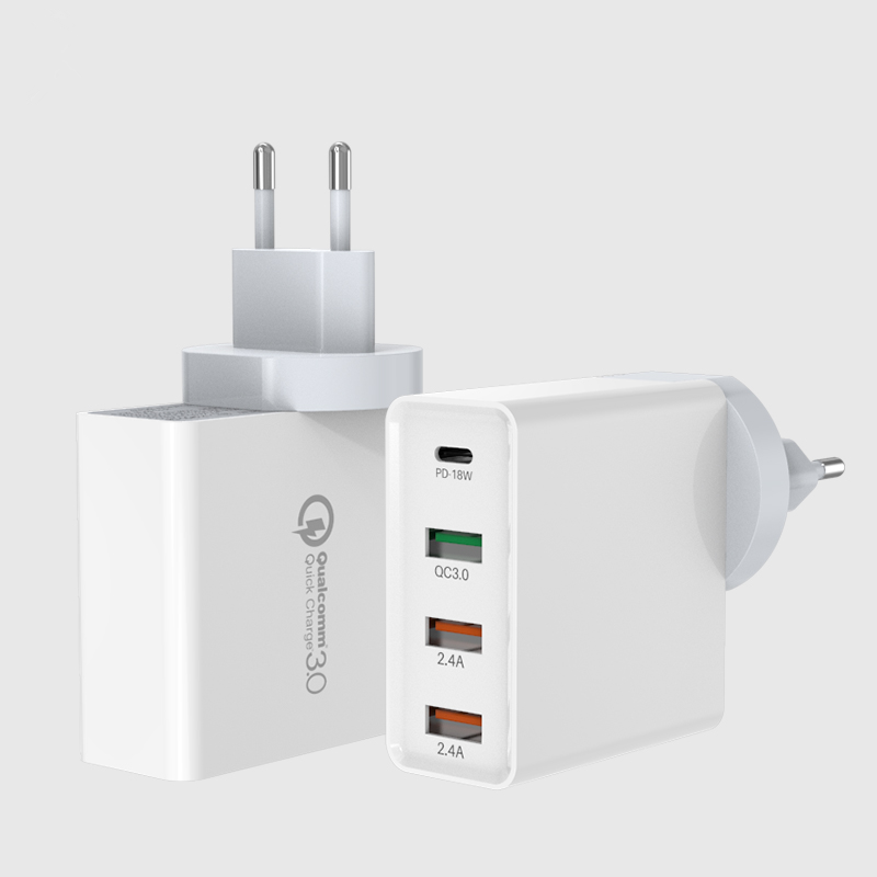 48 Вт Мобильная Быстрая зарядка PD QC3.0 быстрое зарядное устройство USB домашнее зарядное устройство для мобильного телефона