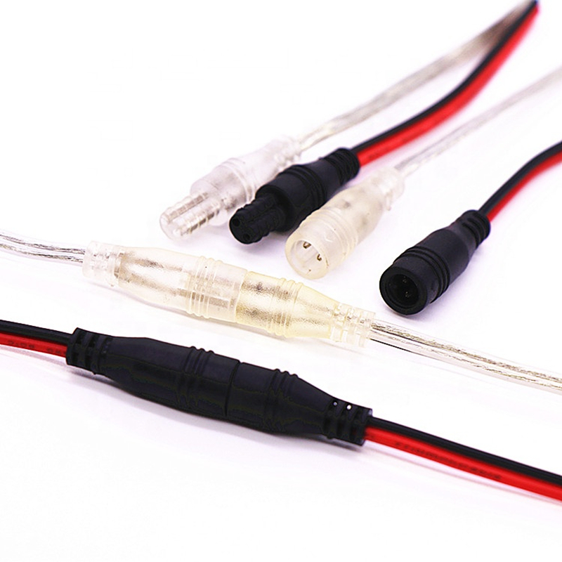 Мужской и женский водонепроницаемый 24awg 22awg 20awg IP65 водонепроницаемый 2pin M6 M8 2 иглы Разъем для светодиодных ламп