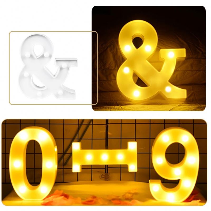 Creative Dried Flower Real Flower Night Light LOVE Letter Table Lamp Valentine's Day Gift