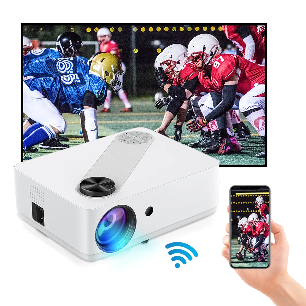 Cinema Projector Mobile Projector Phones 1080p Outdoor Cinema Projector Screen Lights Bi Led Len Biled Projector