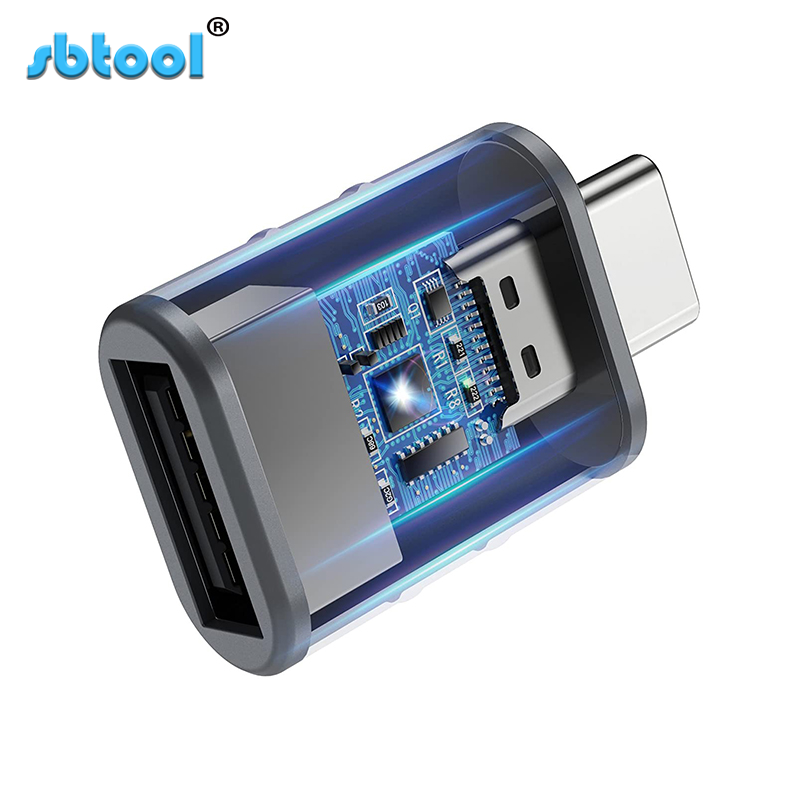 OTG конвертер передачи данных Sbrool USB Type C папа к USB A 3,0 Женский адаптер