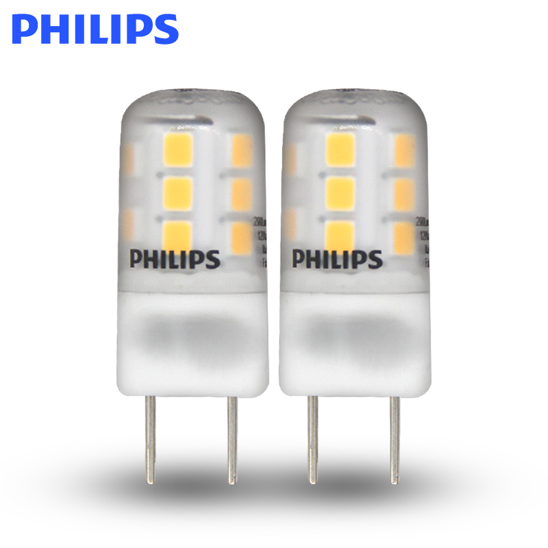 Светодиодная лампа Philips с бусинами g8, штифты низкого давления, маленькая лампочка, кристаллическая лампочка-кукуруза, подсвечивающий пузырьковый светодиодный источник света