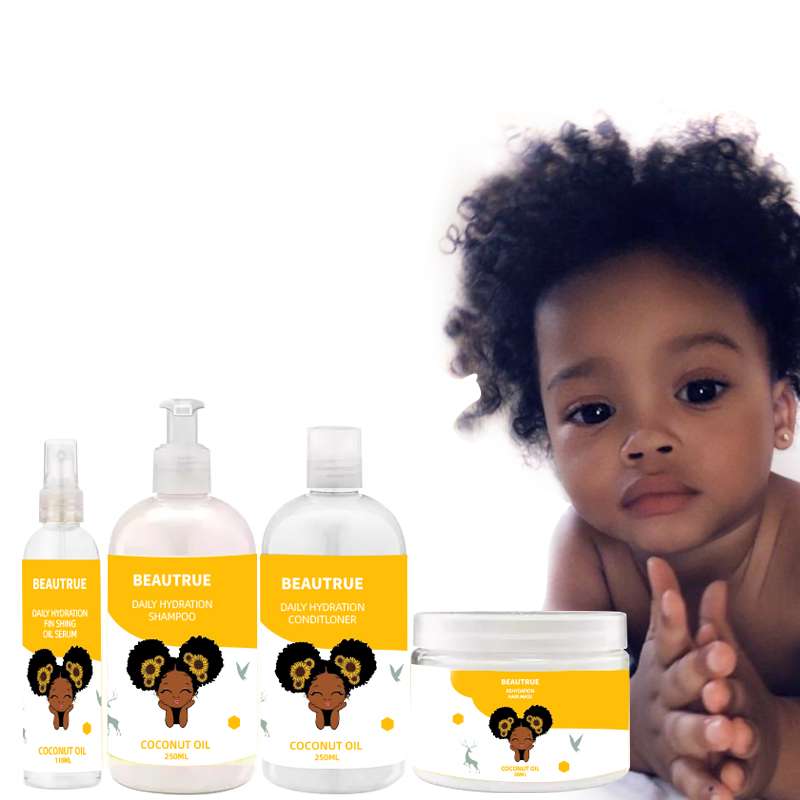 Low Moq Private Label Daily Moisturizing Baby Care Hair Shampoo For Kids Hair Products Kit Conditioner And Shampoo