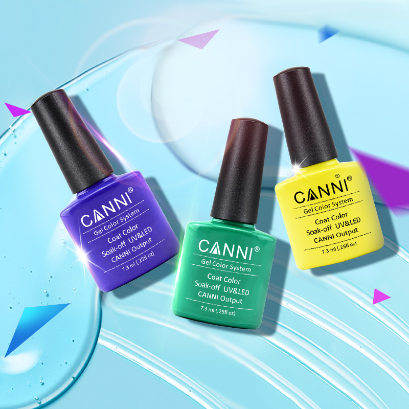 Оптовая Продажа Эмаль Лак CANNI 7,3 мл новый цвет нетоксичный без запаха органические экологически чистым, эмаль УФ Гель-лак для ногтей