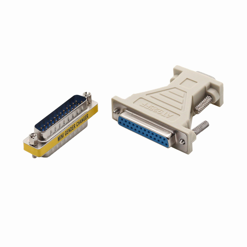 DB25pin gender changer female port to 25pin male port