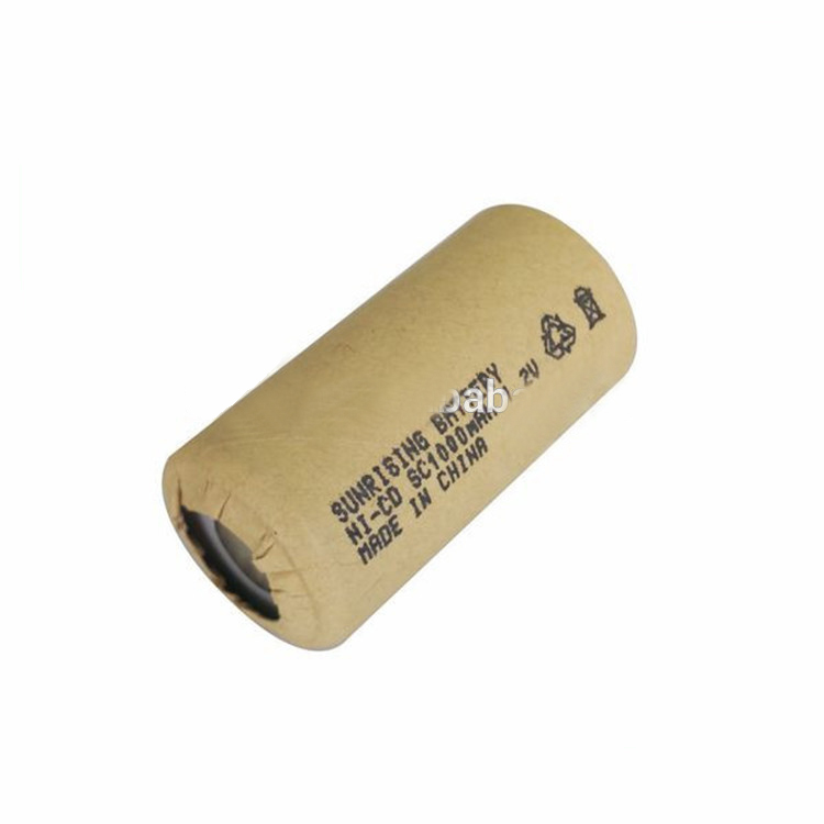 Sunrising ni-cd sc2000mah перезаряжаемая батарея для электроинструментов/1,2 V ячейка