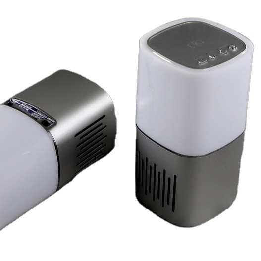 Night light speaker touch sensing smart small speaker colorful lightP4Aluminum Alloy small night lamp Blue tooth audio