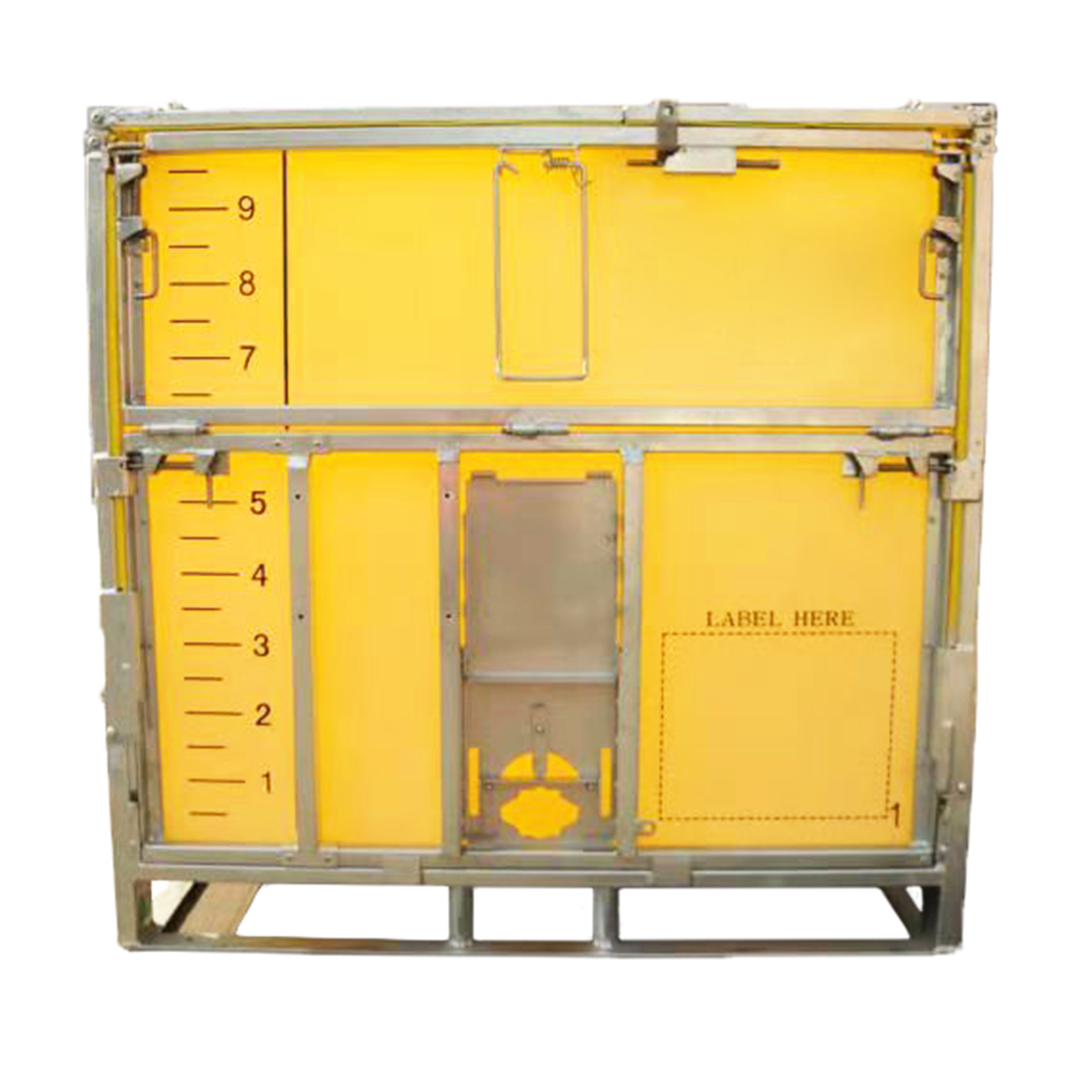 Logistics handling foldable storage steel IBC intermediate bulk container tank