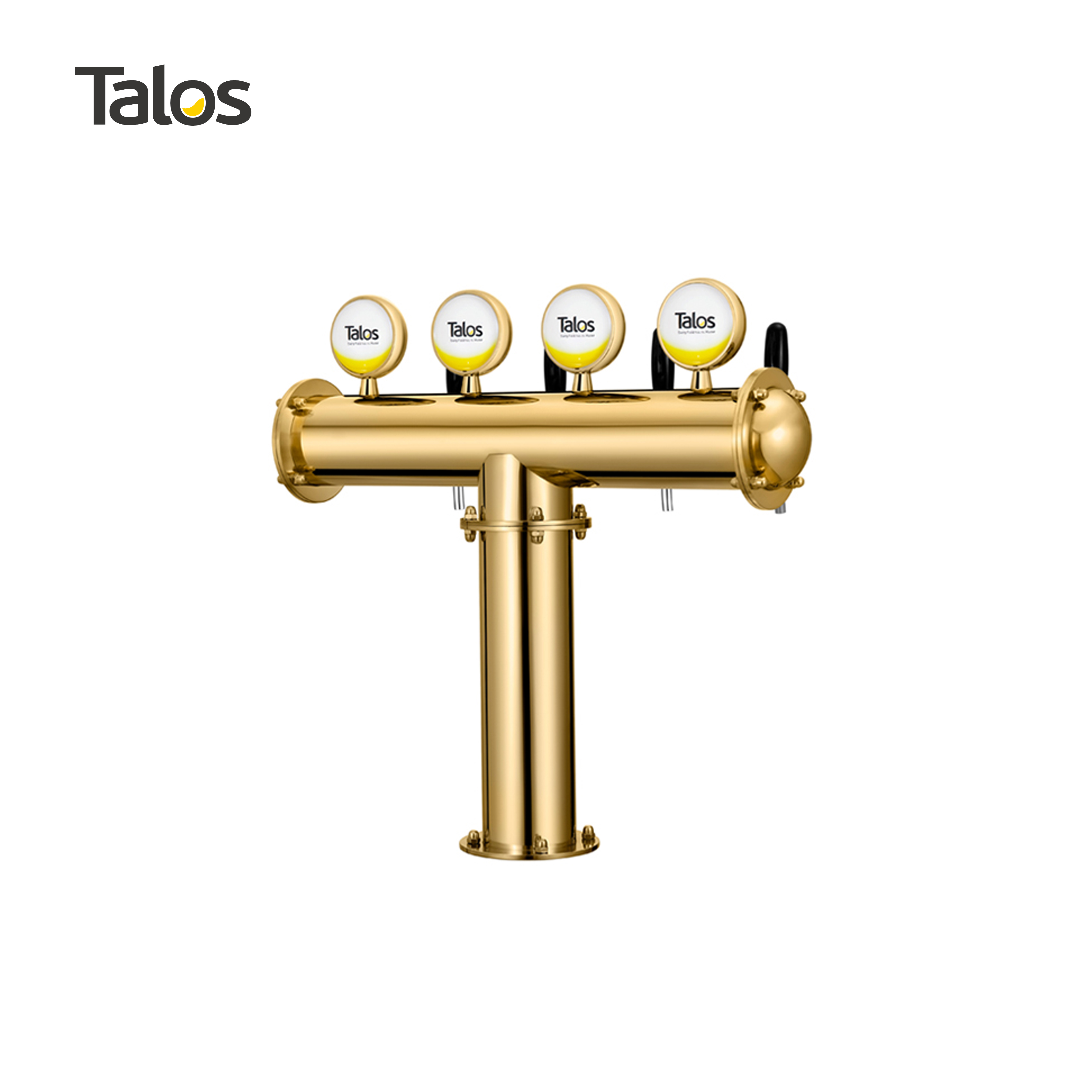 Talos T башня из нержавеющей стали 4 Коснитесь башня 102 мм пива оборудование для дозирования разливного пива башня (pvd, LED)