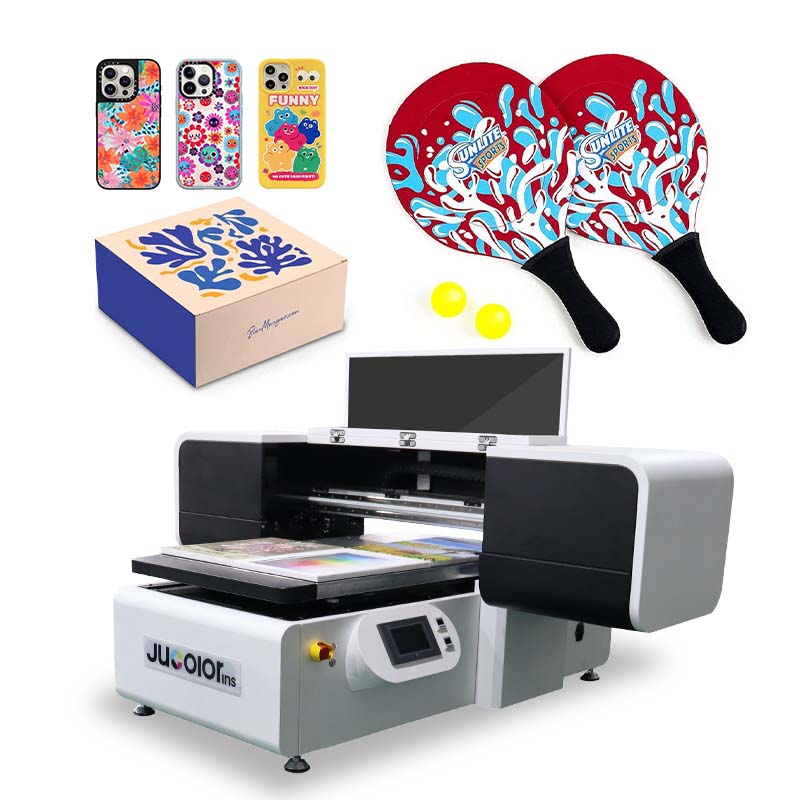 Jucolor 6090Pro A1 Industry 10-Color UV flatbed printer with RICOH GEN5, GEN6, EP SON DX7,I3200 heads and AI Scanner Camera