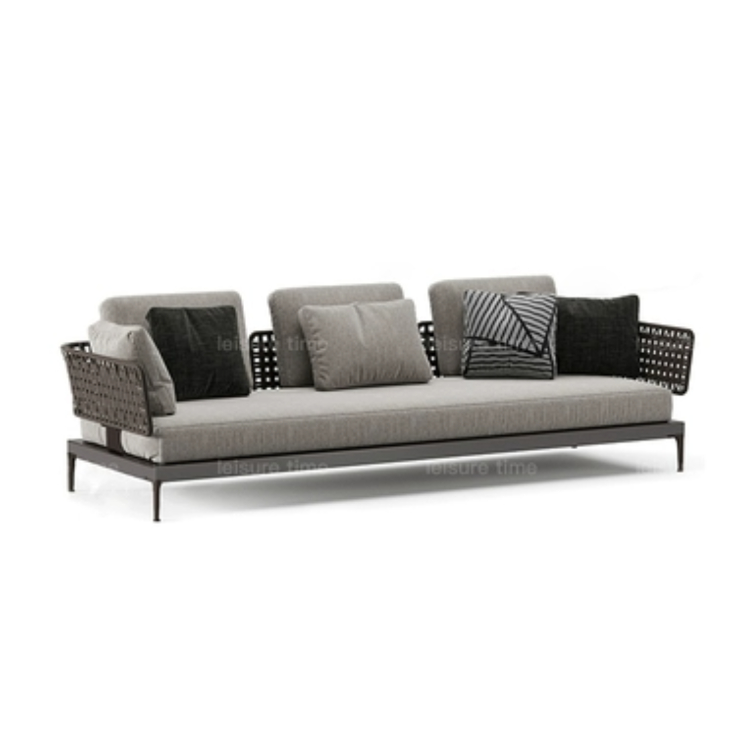 High Quality Outdoor Garden Furniture Sofa Patio Furniture Set Thick Aluminum Rattan Sofa Set