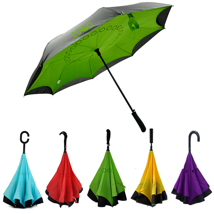 Double Layer Inverted Umbrella Auto Close With Custom Logo