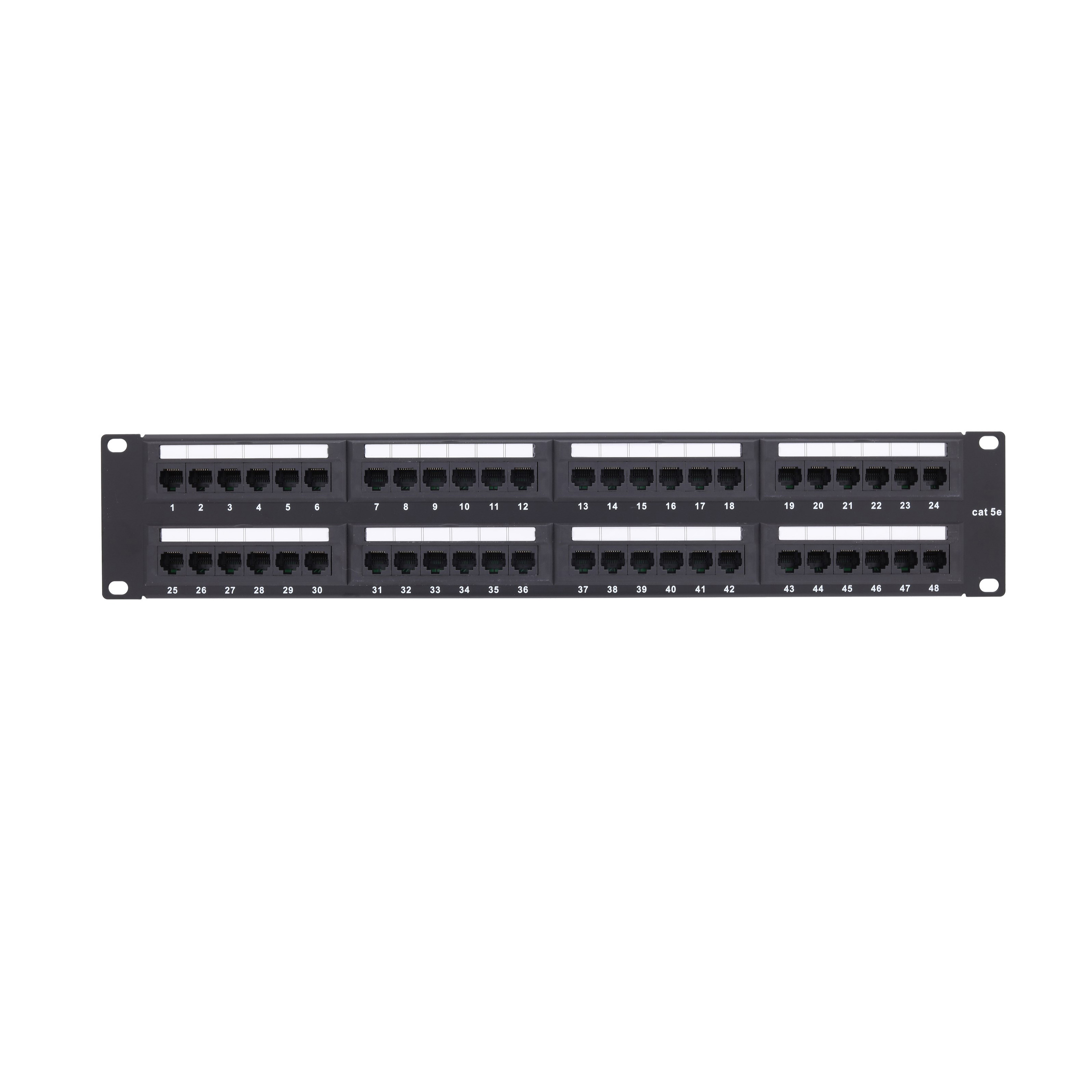 19 "двойным iidc utp-неэкранированная CAT5 CAT5e 1u 48 портовая коммутационная панель