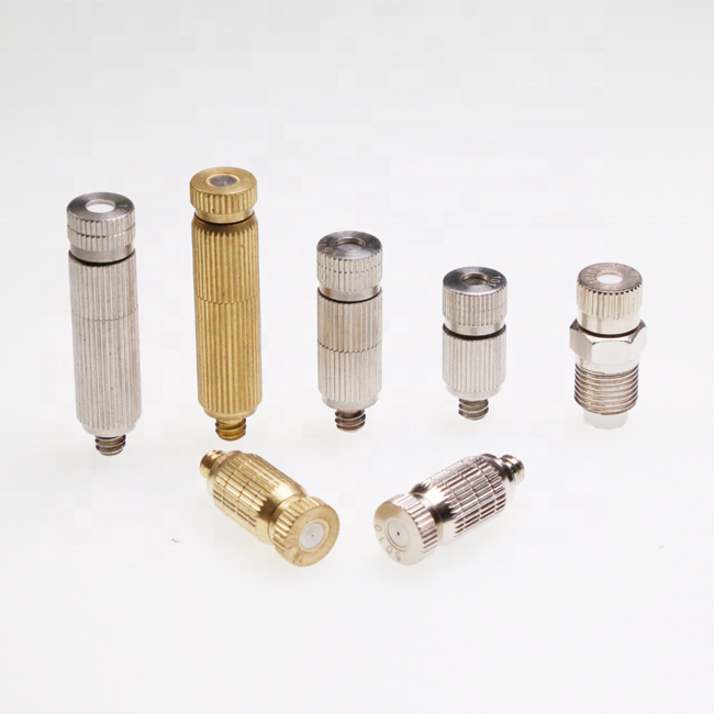 XINHOU 1/8 "низкое давление анти-Капельное СС/Латунное сопло, микро-тонкий туман воды распылитель для охлаждения увлажнения