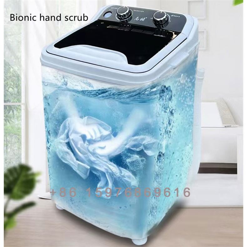 Hot Selling Upgrade 8kgs Single Tub Electric Clothes and Shoes Wash Machine with Dryer for Dormitory or Commercial