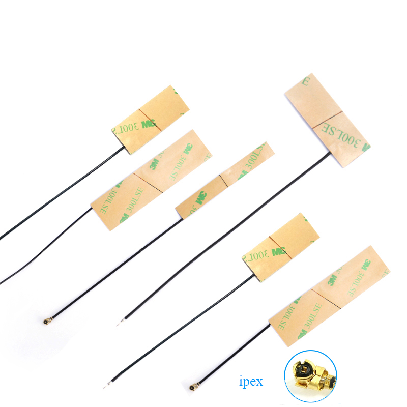 900/1800MHz GSM GPRS FPC Внутренняя антенна Flex PCB с U.Fl. Коннектор 3M клейкое крепление