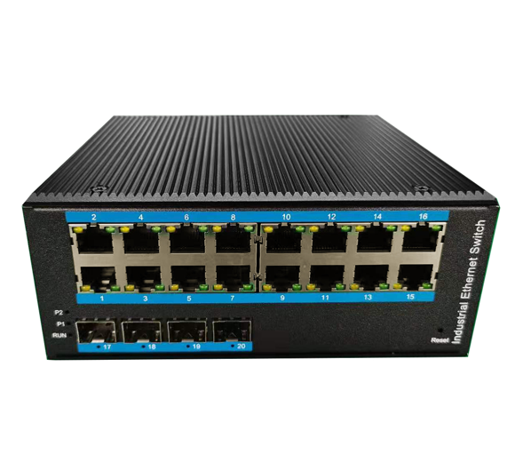 UTEK UT-62416F-16T-4GP-BNF-EN-это управляемый промышленный Ethernet коммутатор с FCC CE и сертификат безопасности материала по ограничению на использование опасных материалов в производстве совместимых продуктов