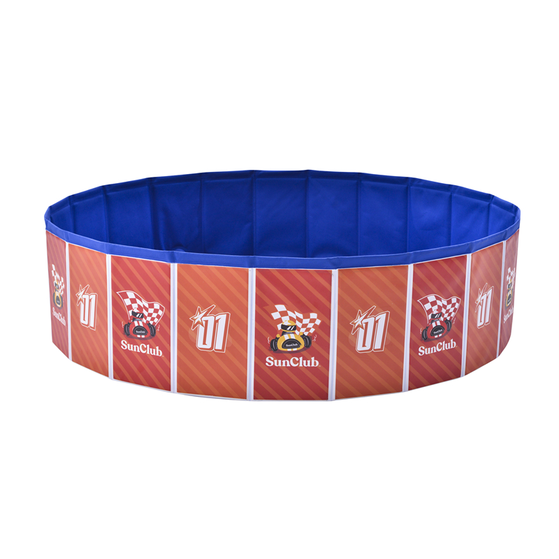 jilong 51131 Racing Car Pets Folding Pool PVC Non-Slip Foldable Pet Swimming Pool for Indoor/Outdoor