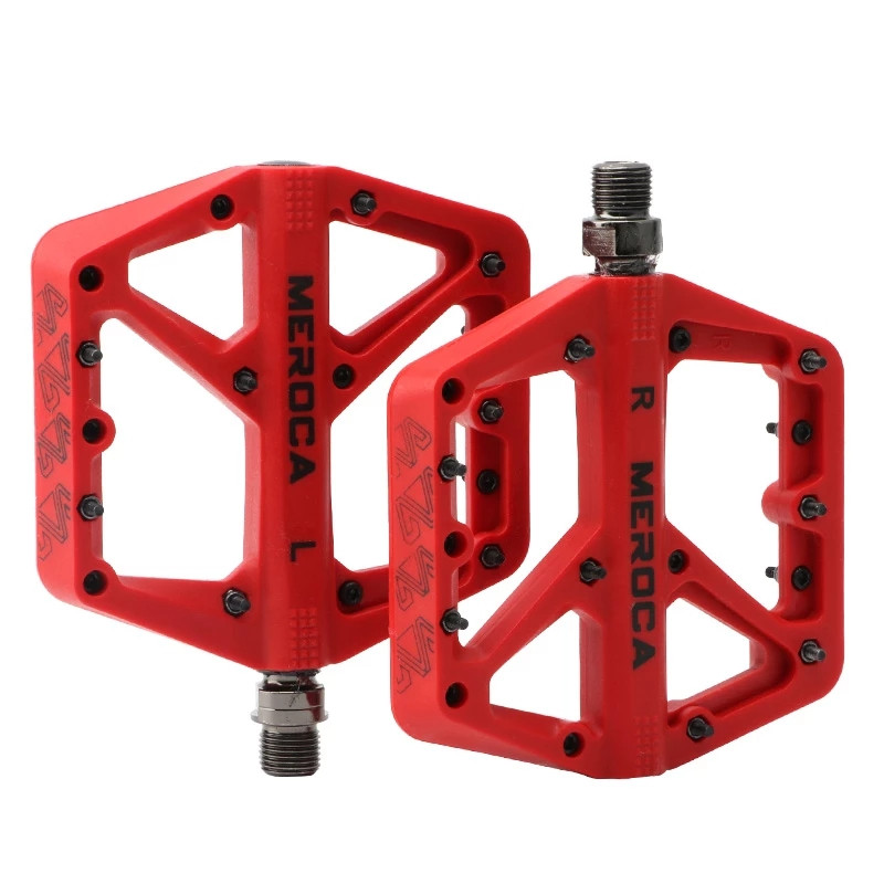 Nylon Ultralight Flat Pedal Mountain Road Bike BMX Anti-slip Big Foot Bicycle Pedals