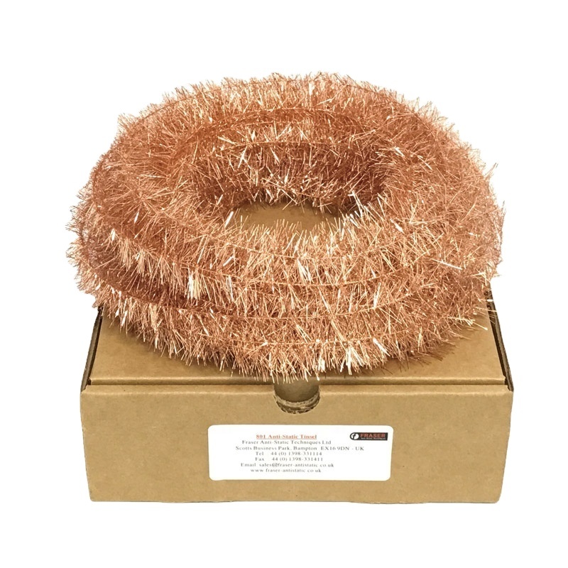 UK FRASER 801 Antistatic Copper Tinsel Remove Static Copper Wire Static Electricity Eliminator