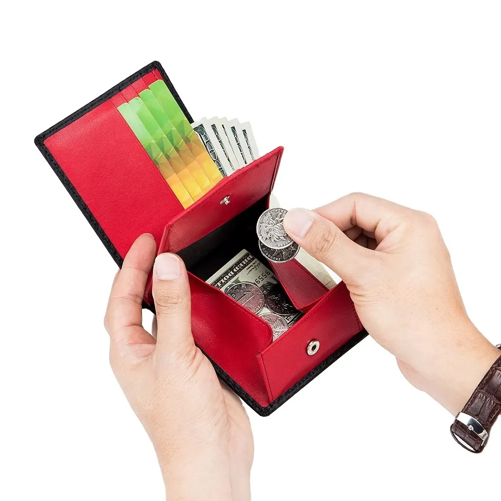 Amazon Hort Design Bifold Carbon Fiber Card Holder Wallet Men With Coin Purse