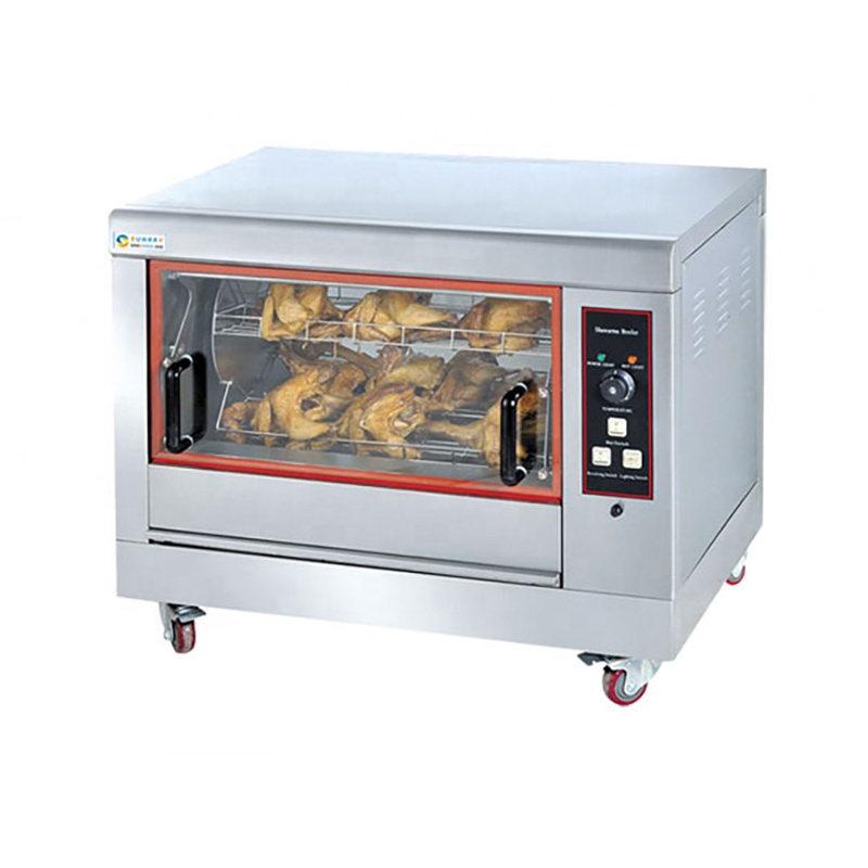 2021 New Type электрическая Коммерческая Машина для цыплят Rotisseries Вместимость: 8 ~ 12 штук цыплят