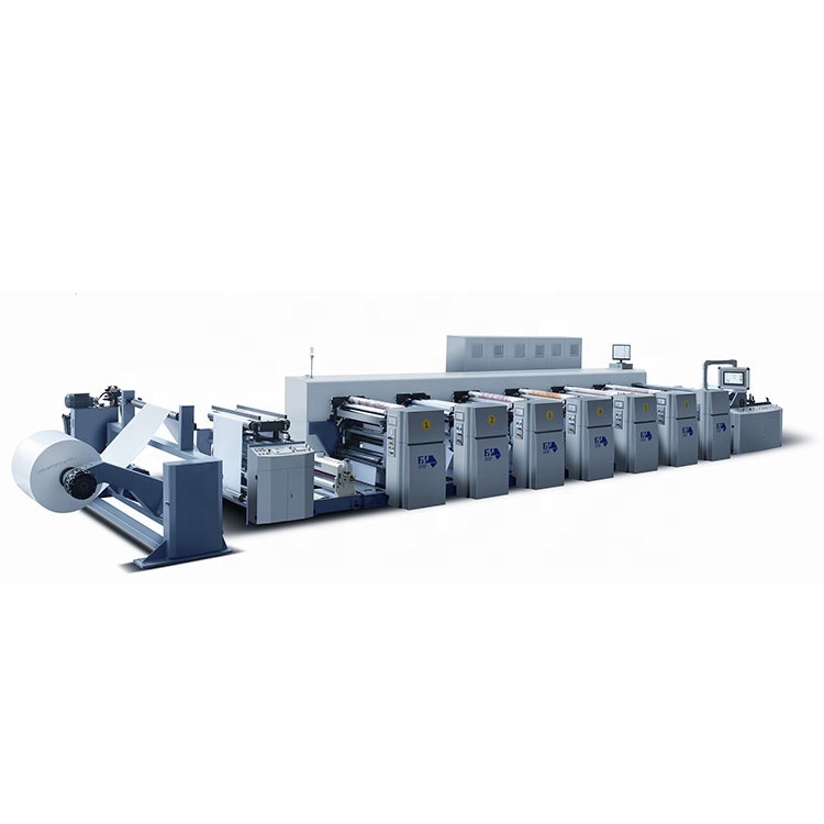 FM-CS1020 6 Color Multifunctional Flexo Letterpress Printing Machine Factory Direct Sale