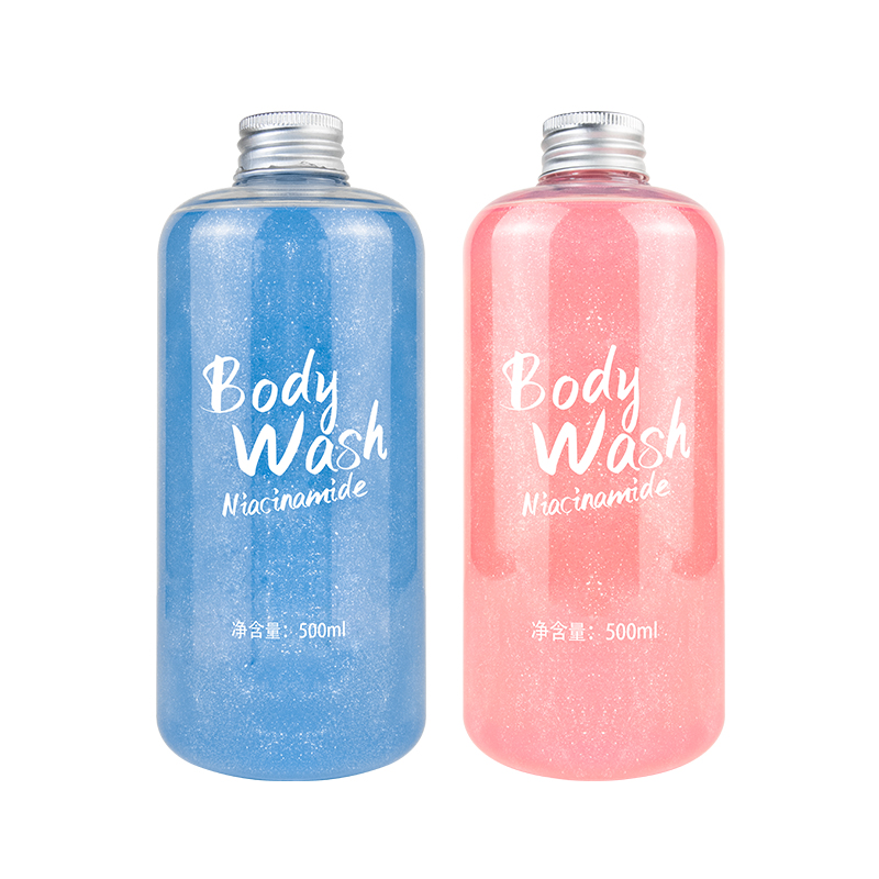luxurious Private label foaming shower gel skin lightening quicksand shower gel wholesale bath and shower gel for girls