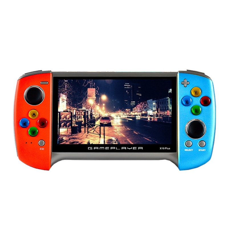X19 консоль плюс 5,1 дюймов Портативный ретро видео Игровая приставка Consolas портативная игровая консоль для psp consola de juego
