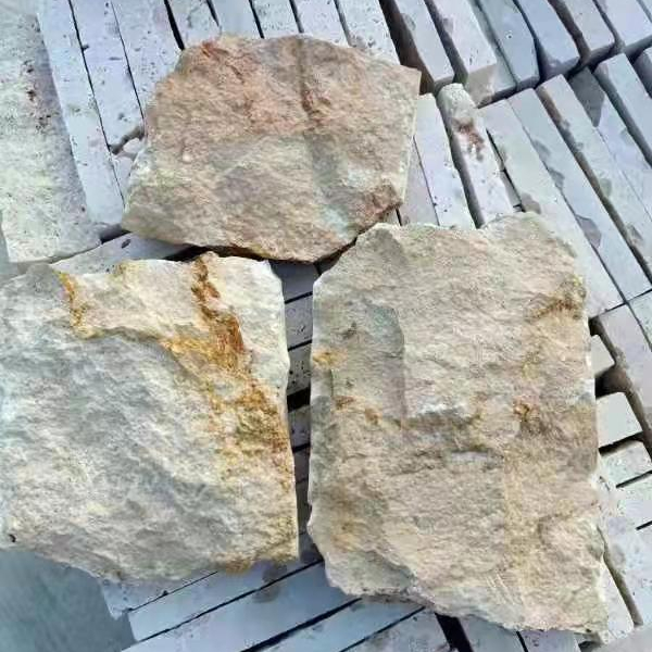 Бежевая Известняковая свободная каменная настенная облицовочная плитка