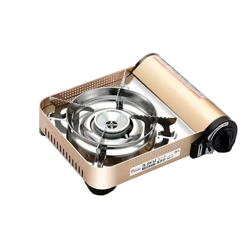 Hot Sale Mini Portable Windproof Camping Stove Gas Stove Burner BBQ Picnic Outdoor Stove Shield Steel Stainless Packing