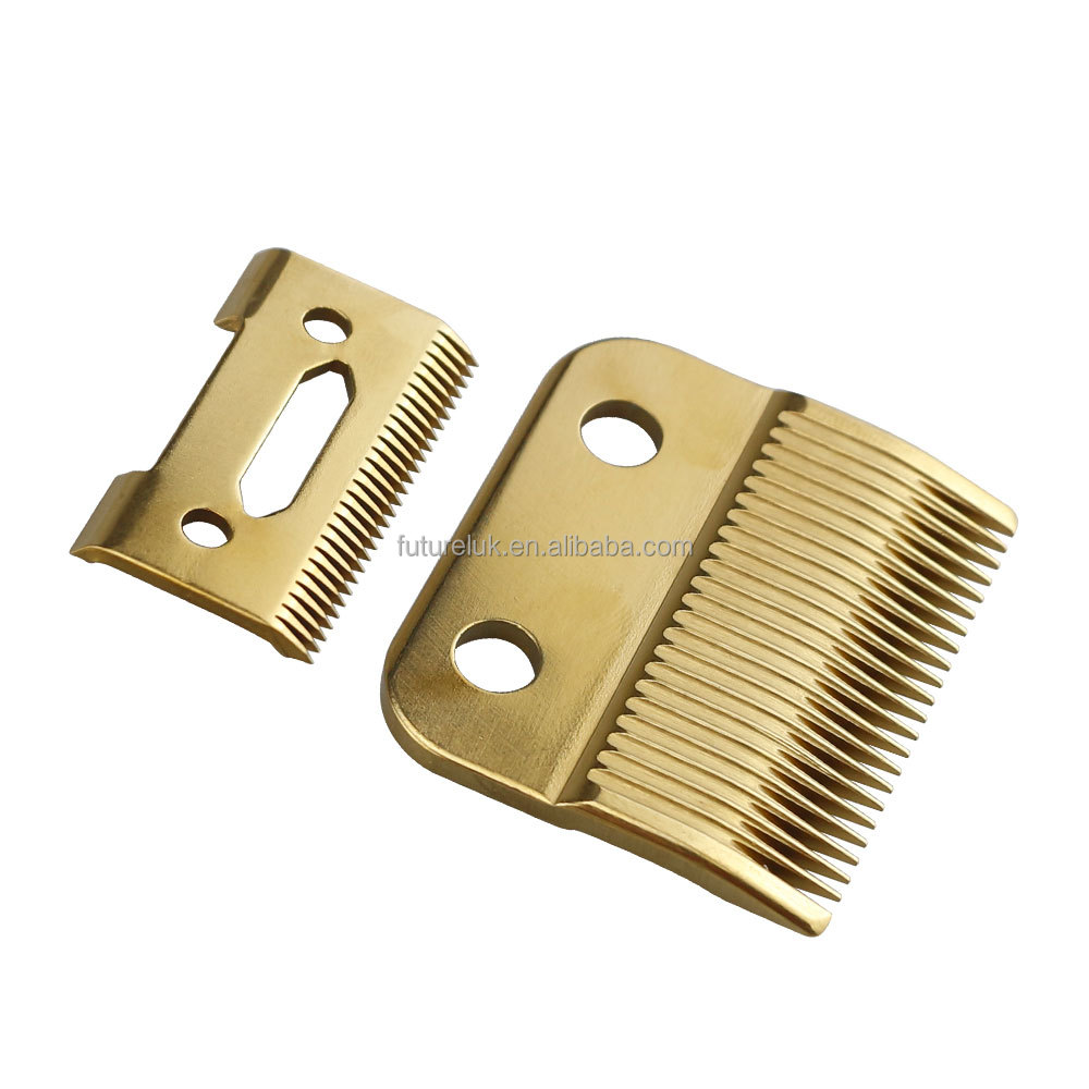 Barber Trimmer 8504 Model Clipper Hair Beard Blade Cutter With Metal Bottom Fixed Trimmer Blade set for 8504 Shear Clipper Blade