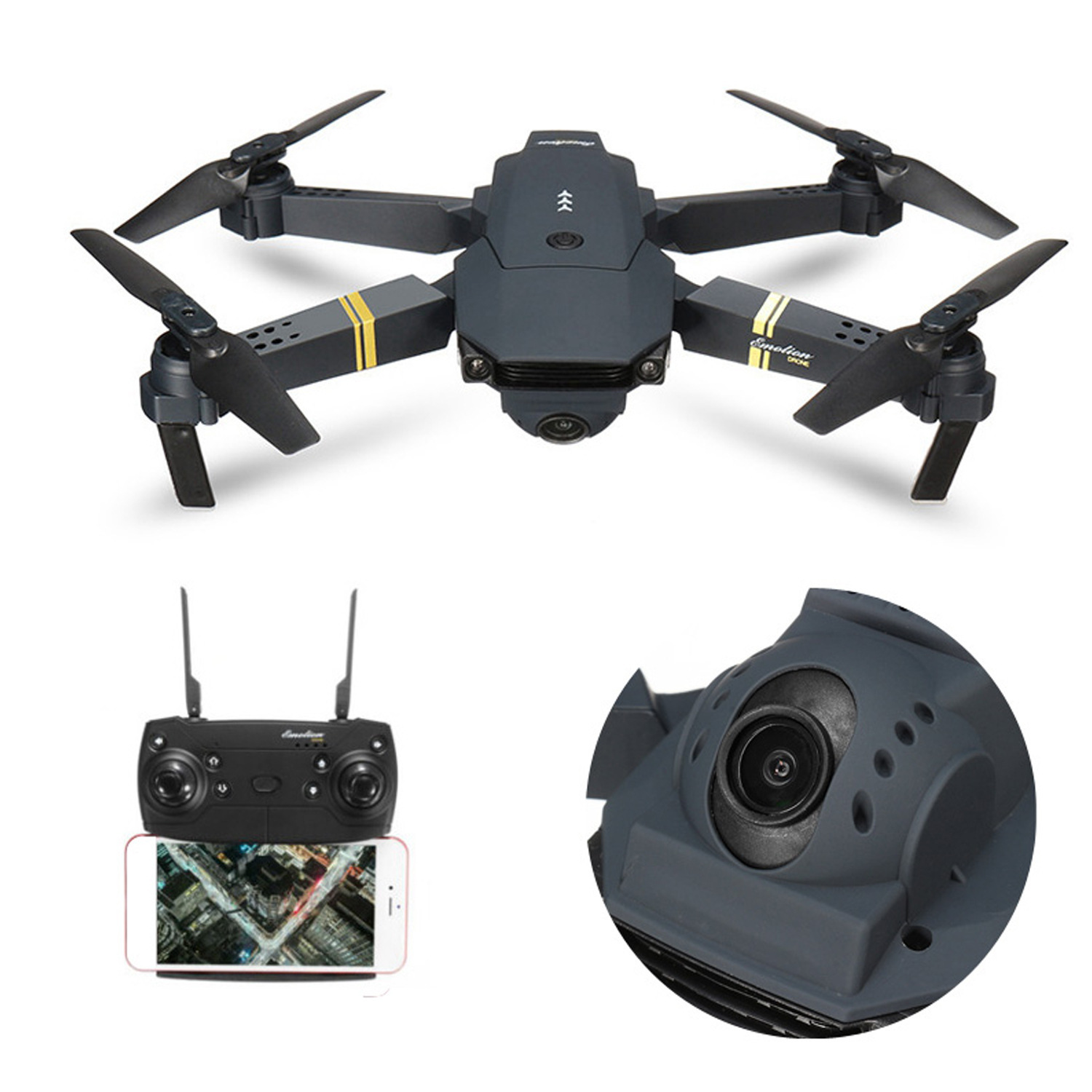 E58 Wi-Fi с видом от первого лица широкоугольный объектив HD 1080P/720P/480P камера высота режим удержания Складная рукоятка Квадрокоптер с дистанционным управлением Drone X Pro RTF Дрон