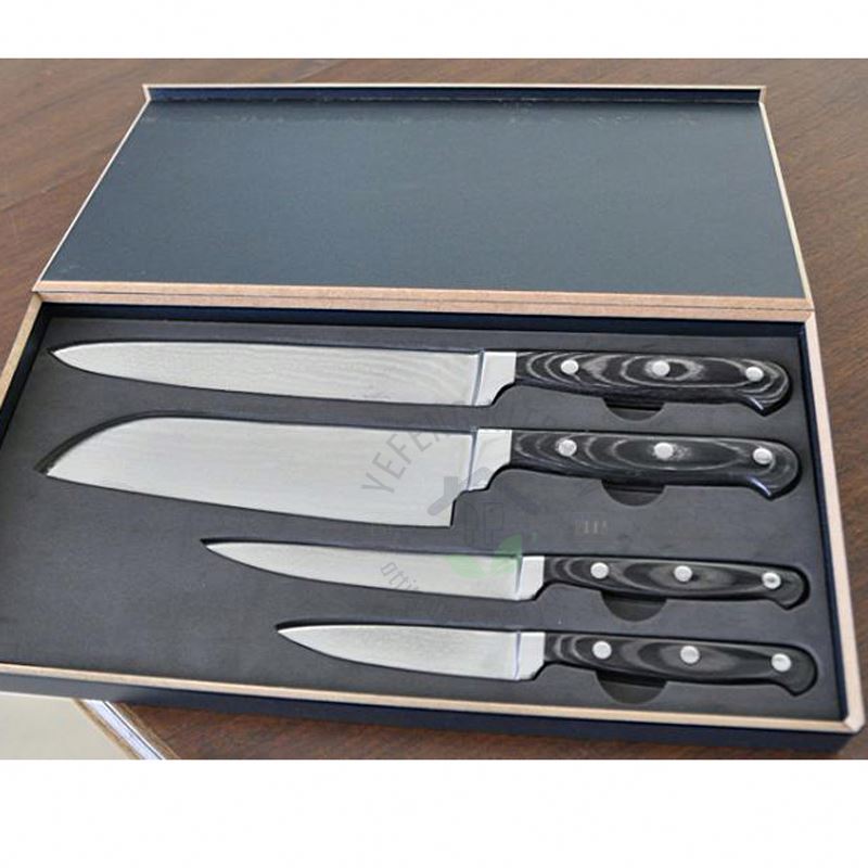 Набор кухонных ножей Damascus VG10 chef Cleaver, игра с тремя ножами для кухни, японские лучшие кухонные ножи