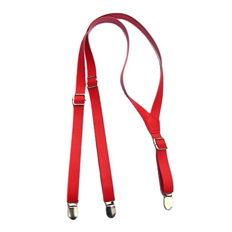 Fashion Cheap Price Hot Red PU Leather Suspenders For Women