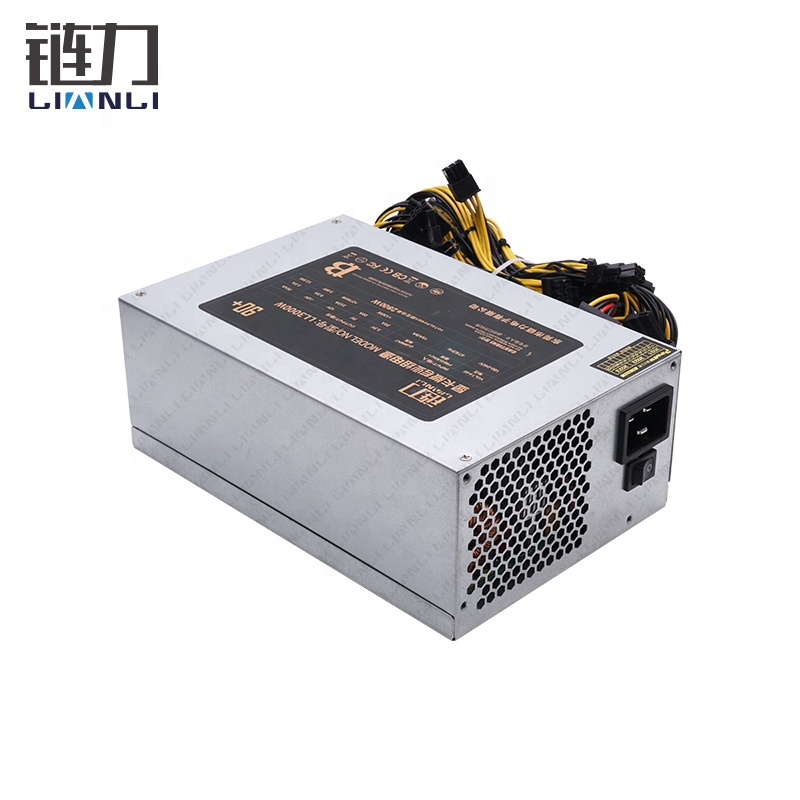 ATX Computer Desktop Pc Power Supply 3000w mining psu with 6000rpm cooling fan for graphics cards