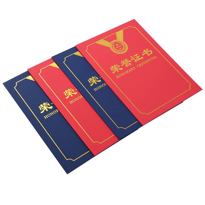 Customizable Award Certificate Of Honor Holder For Company Promotional Gifts