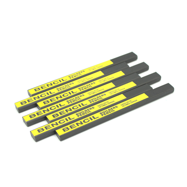 Black 16Cm Bencil Carpenter Pencil Non Toxic Wooden Pencils Sketch Pencil Set
