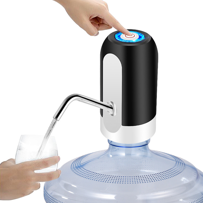 Перезаряжаемый Маленький насос для бутылки с водой с USB-зарядкой, автоматический портативный Электрический мини-диспенсер для воды