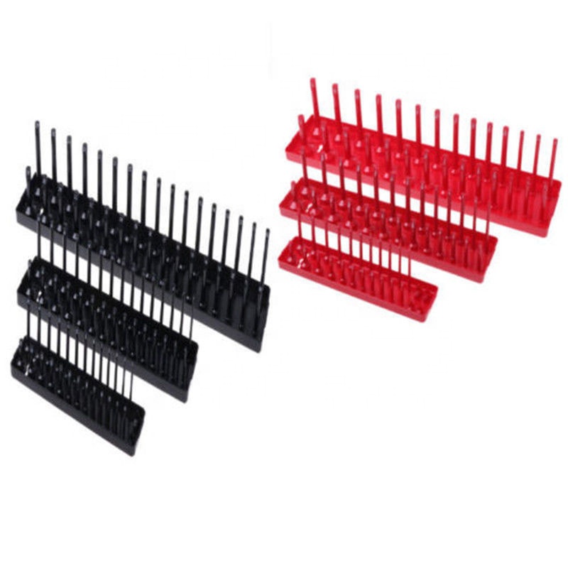 ЧРТ 1/4 "3/8" 1/2 "6 шт./компл. Метрическая с пластиковым пазом органайзер для хранения лотков
