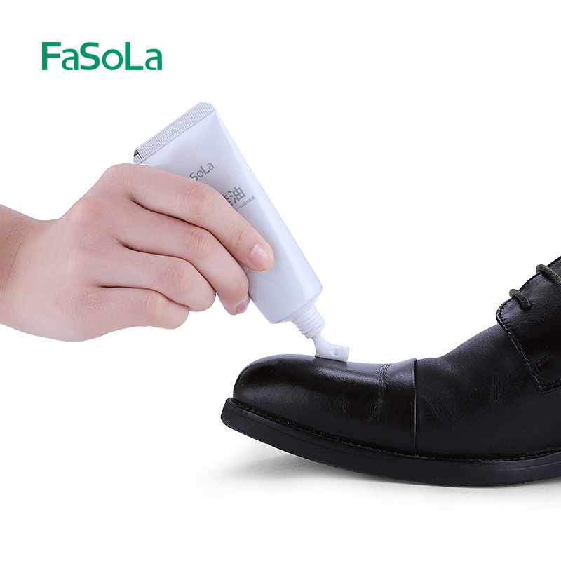 Новая формула Fasola, белая/черная обувь, крем-паста для кожаной обуви