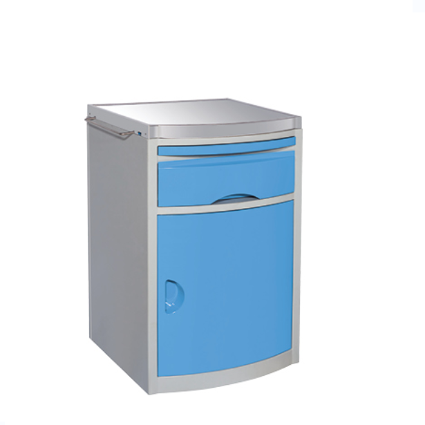 Hospital Furniture Mobile Hospital Beside Cabinet ABS bedside table Cabinet Locker