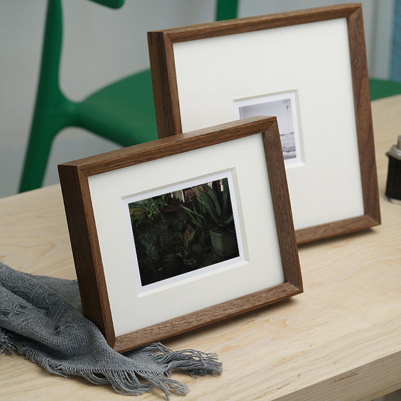 Black walnut-B solid wood frame