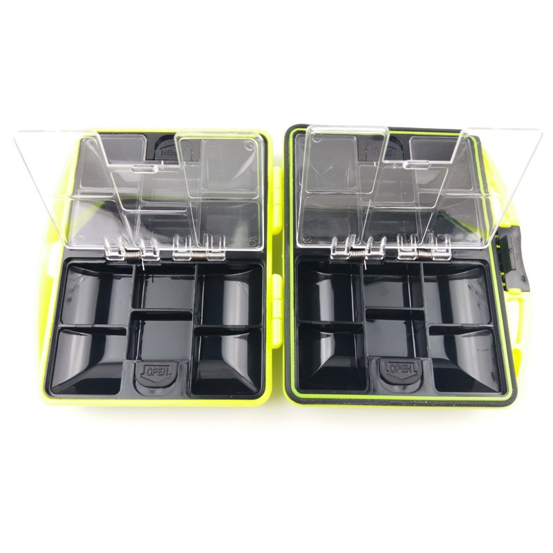 Wholesale Waterproof Rock Fish Accessory Box Fishing Tackle Box Multi Grid Lure Bait Hook Set Boxes Plastic Storage Case