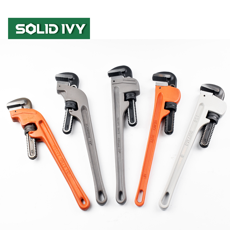 2021 Low MOQ Custom Heat Treatment Pipe Spanner Combination Chain Pipe Wrench Precision Wrench Set Pipe Wrench