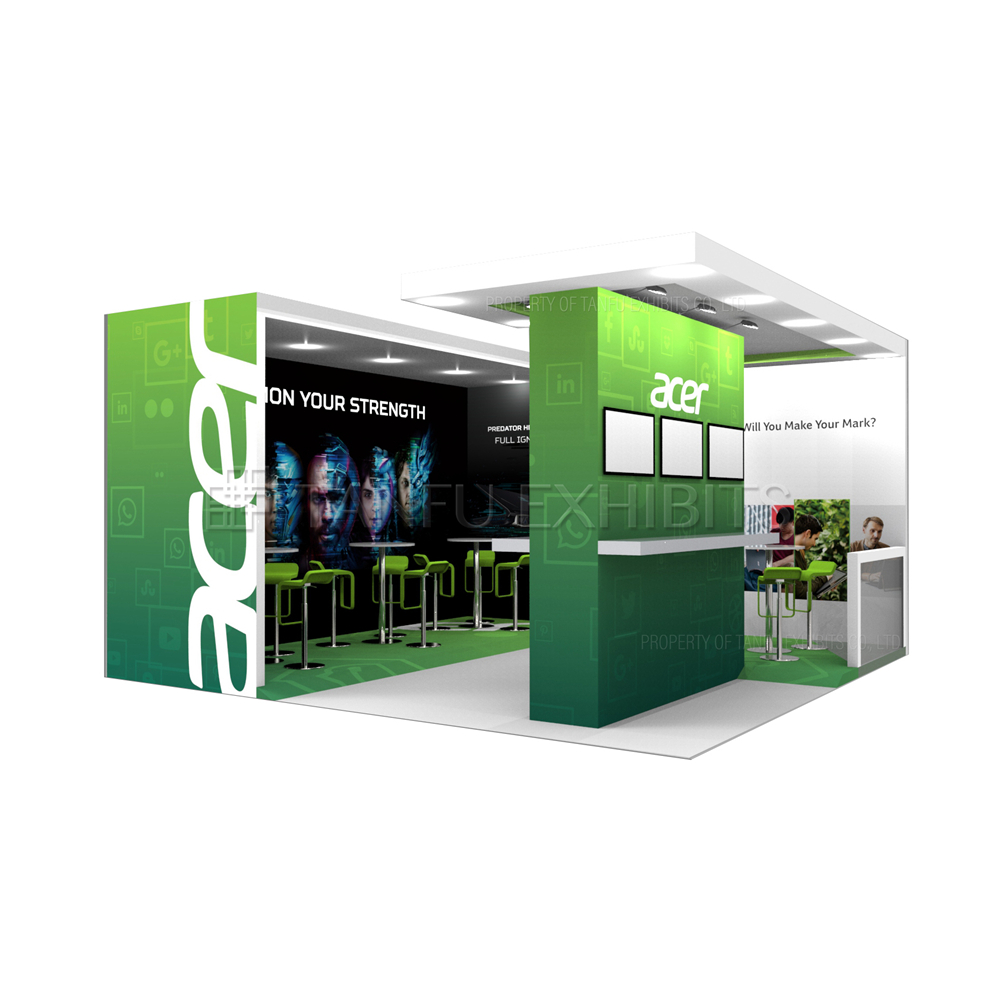 20x20 Technology Products Trade Show Display Stand for Exhibition