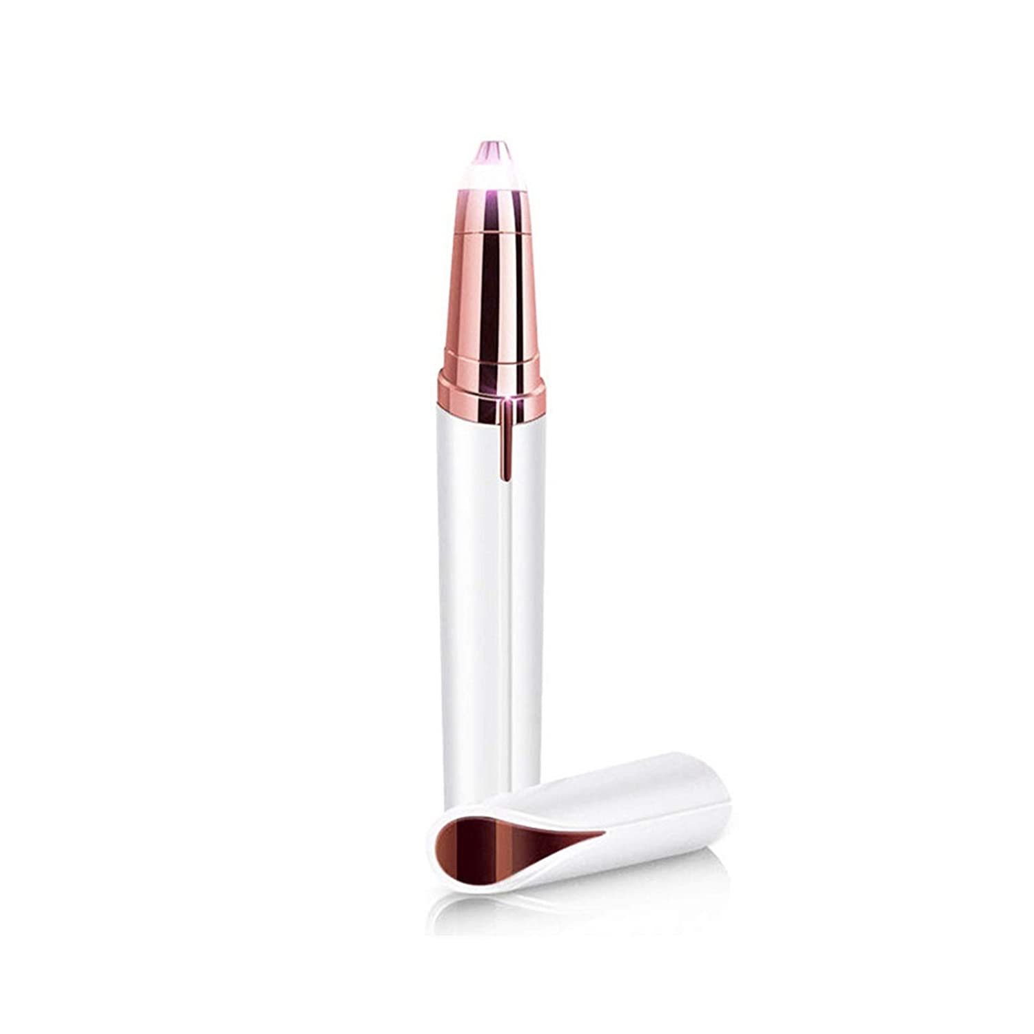 Wholesale Rechargeable Eyebrow Trimmer Face Lip Nose Hair Remover with Light for Men Women