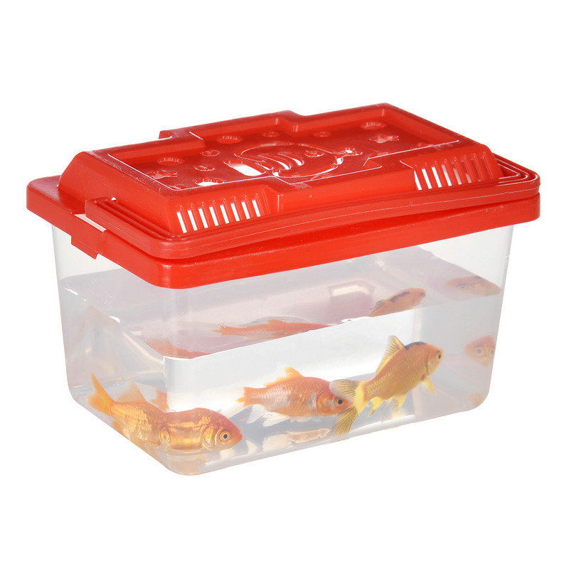 Factory wholesale can be portable plastic large, medium and small transparent fish tank