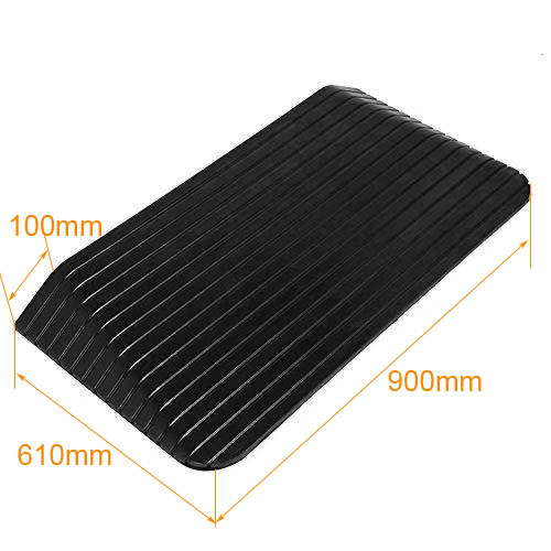 Solid 900mm 3 inch 4 inch 5 inch Rubber wheelchair Threshold Ramps Curb Ramp